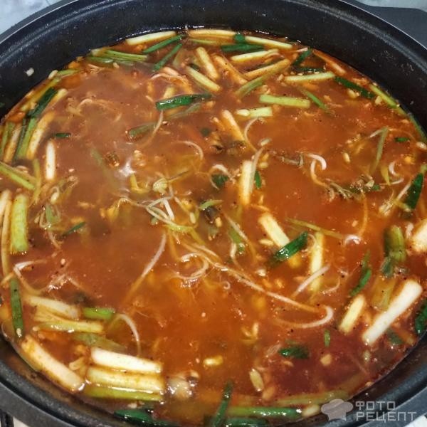 Рецепт: Корейский суп Юккедян - Yukgaejang