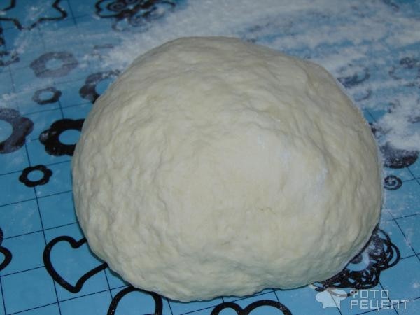 Рецепт: Пирог с сыром и грибами - с творожным сыром,черри и копченой свининой