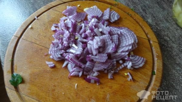 Рецепт: Салат с вареной фасолью "Острый" - Этот салат ко времени и для постящихся и для профилактики от вируса.