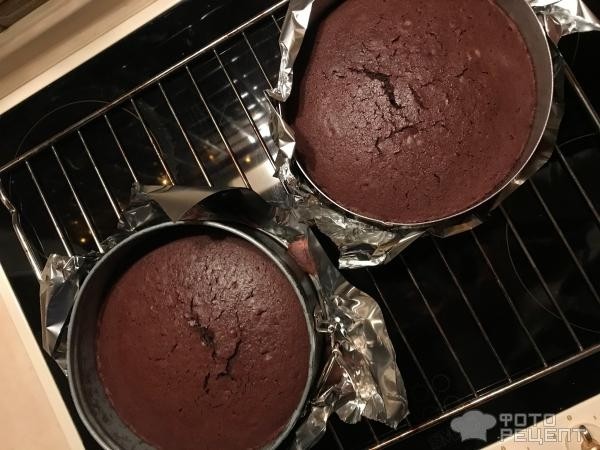 Рецепт: Шоколадно-кофейный торт - по-домашнему