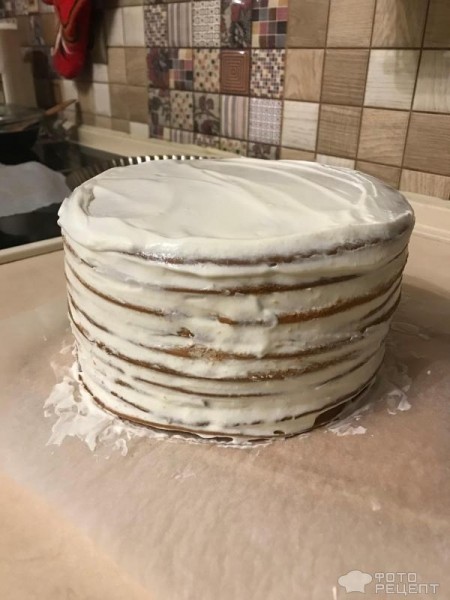 Рецепт: Торт "Медовик" - в духовке