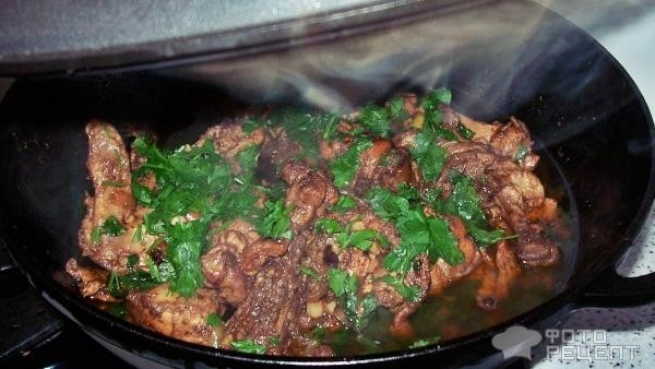Рецепт: Гурули - курица по-гурийски - в казане на костре - неимоверный вкус и аромат родом из Грузии