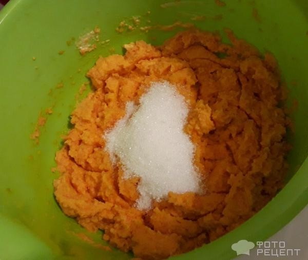 Рецепт: Морковное суфле - Рецепт для микроволновки. Постное морковное суфле с орехами - нежный и полезный десерт