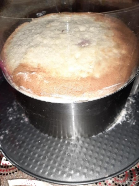 Рецепт: Бисквитный торт пломбир - По домашнему