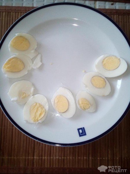 Рецепт: Яйца "На закуску" - Сытная закуска