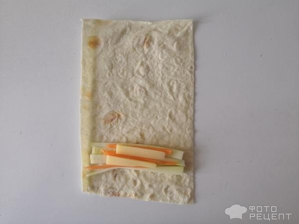 Рецепт: Завертоны - С кабачком и сыром.