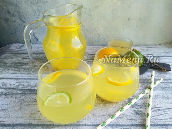 Напиток из лимона и имбиря для похудения
