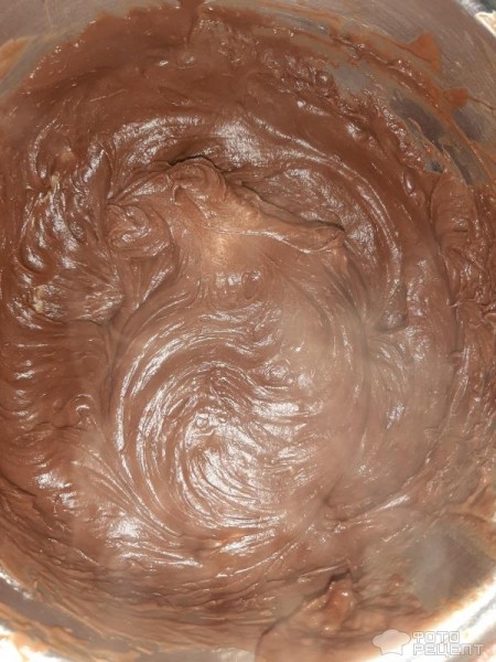 Рецепт: Шоколадный заварной крем - по домашнему