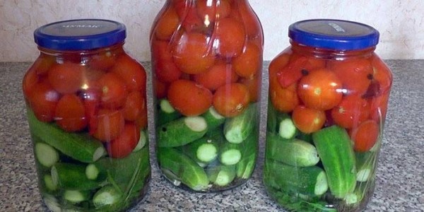 Как закрыть помидоры на зиму в литровых банках