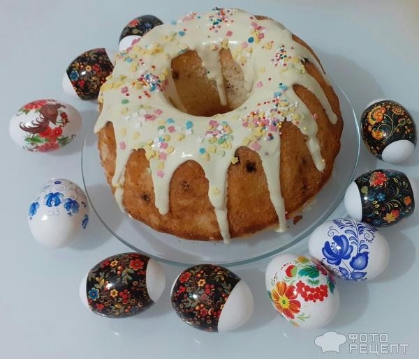 Рецепт: Пасхальный кекс "Творожный" - Творожный кекс на кефире, из домашнего творога.