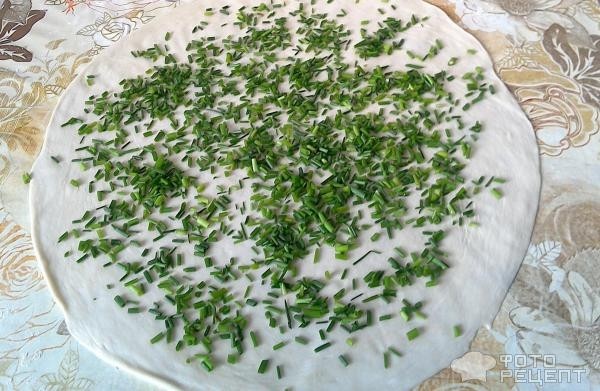 Рецепт: Китайские лепешки - Быстрые лепёшки на сковороде с зелёным луком