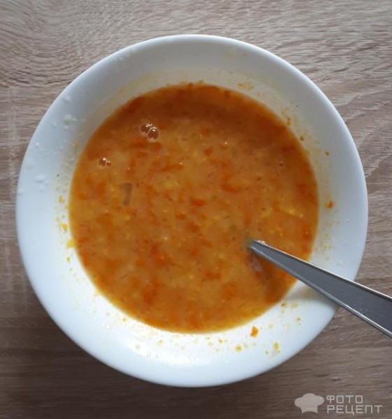 Рецепт: Морковный торт - С апельсиновым курдом и крем-чизом