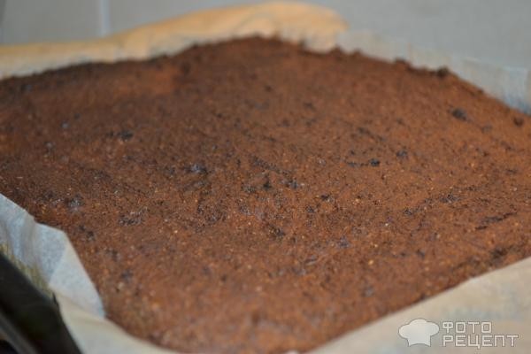 Рецепт: Торт бисквитный с творожным суфле - шоколадно-кофейный с лимоном