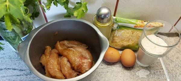Рецепт: Куриная грудинка в соусе на сковороде - по быстрому