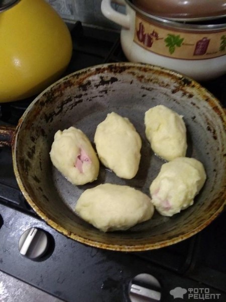 Рецепт: Котлеты из картофельного пюре - Очень быстро