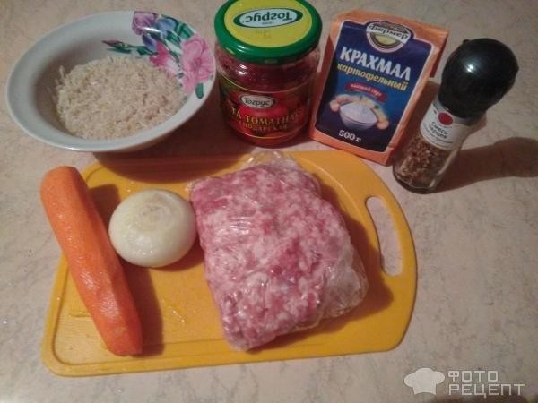 Рецепт: Аппетитные тефтели в томатной подливе - "по домашнему"