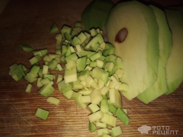 Рецепт: Салат с авокадо - "фруктово-овоще-белковый"