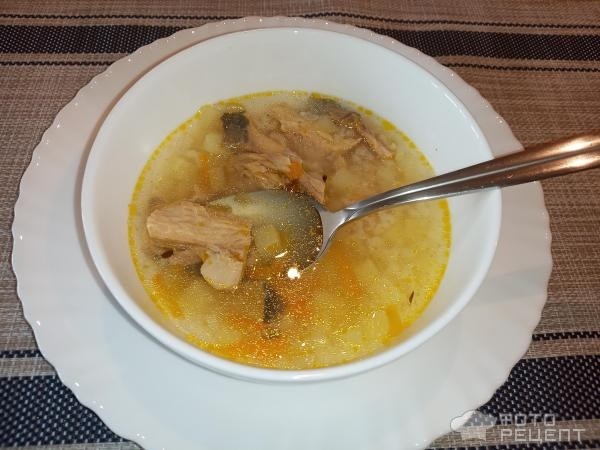 Рецепт: Суп из консервированной рыбы - экспресс вариант в мультиварке