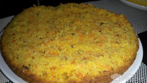 Рецепт: Морковный торт - С апельсиновым конфи.