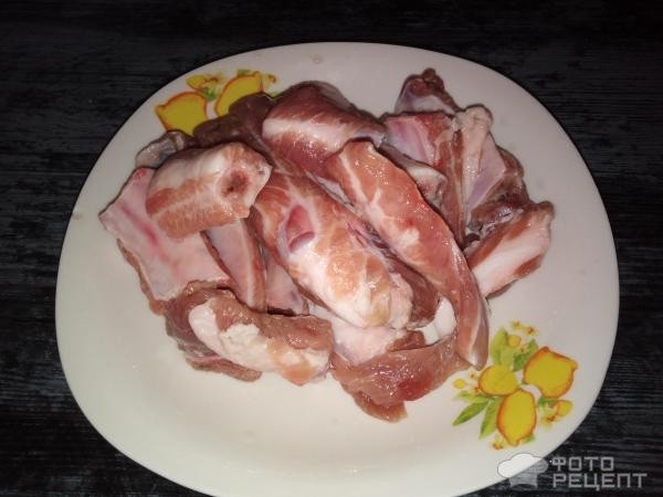 Рецепт: Рагу из свинины запеченное - "с картофелем"