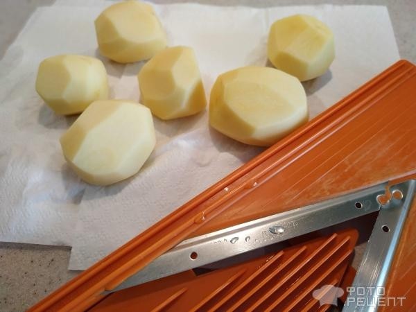 Рецепт: Гарнир из картофеля - горка с сыром